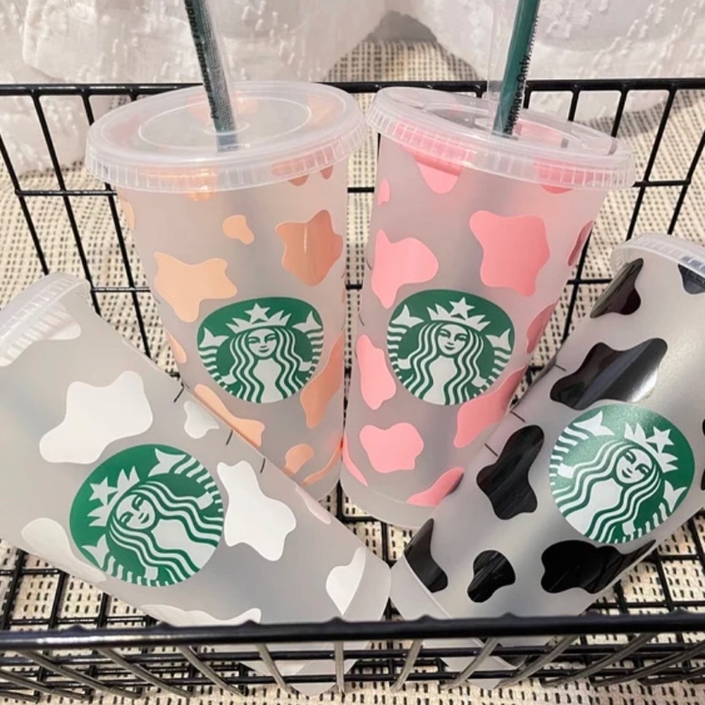 Starbucks Authentic Cow Print Tumblers
